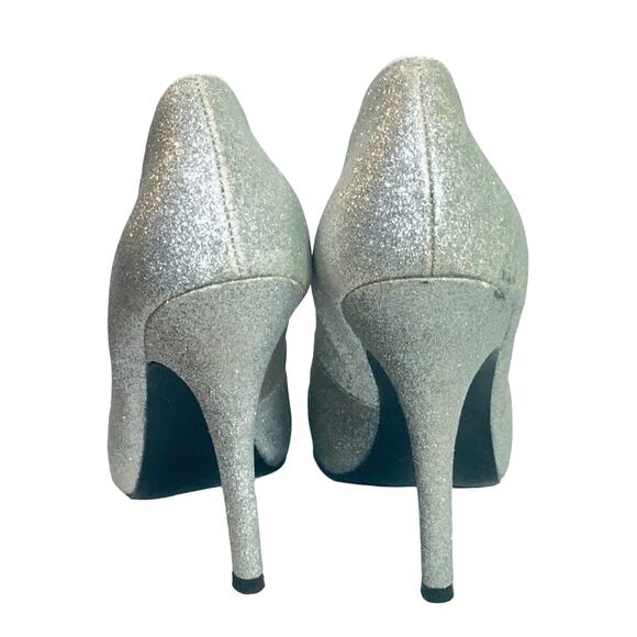 Guess Geenly Silver Glitter Pump - Picture 4 of 10
